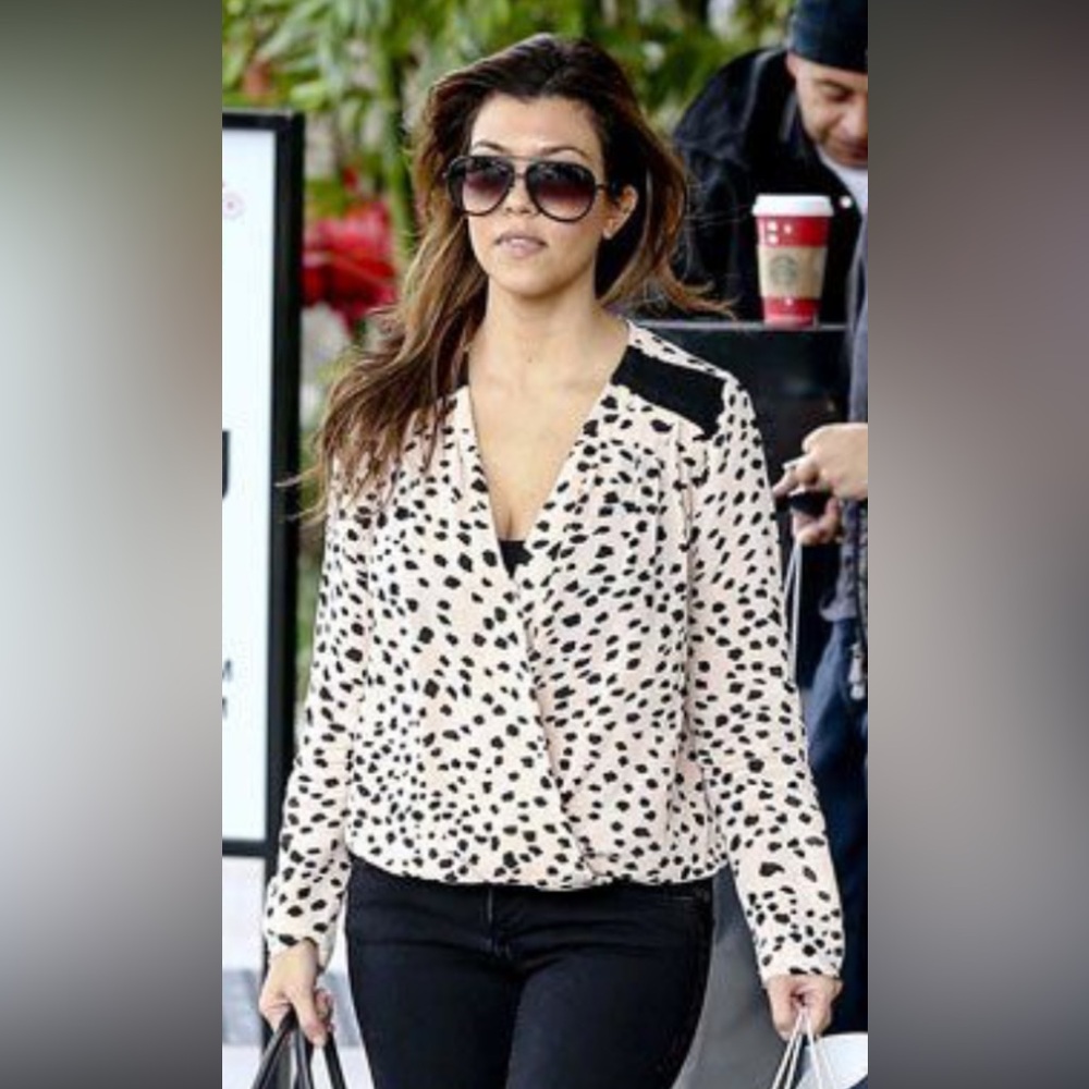 Sam & Lavi Leopard print blouse
